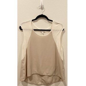 AMERICAN EAGLE Tan Beige Sleeveless Blouse
